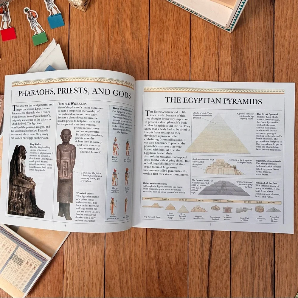 PYRAMID ACTION PACK By DORLING KINDERSLEY, Boxed Activity Set 1st Edition, 1994